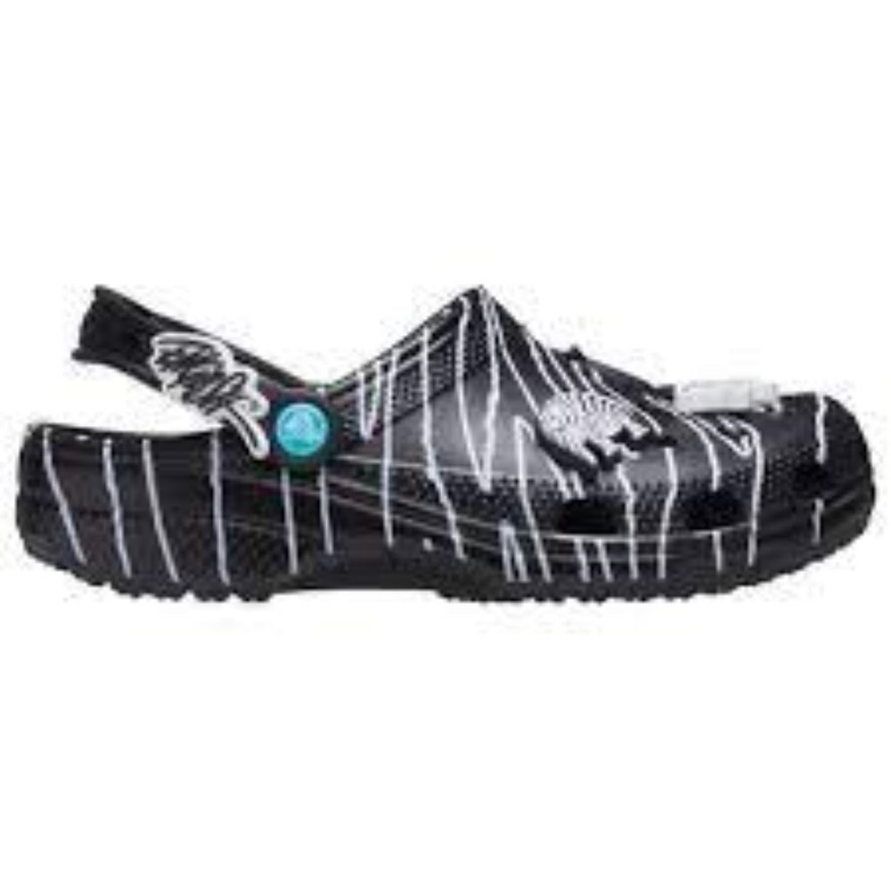 Crocs Classic Clog Ron English Party Animals Zebra Black